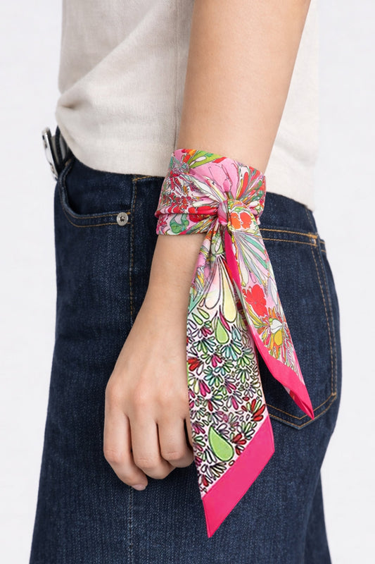 Petal Parade Skinny Scarf