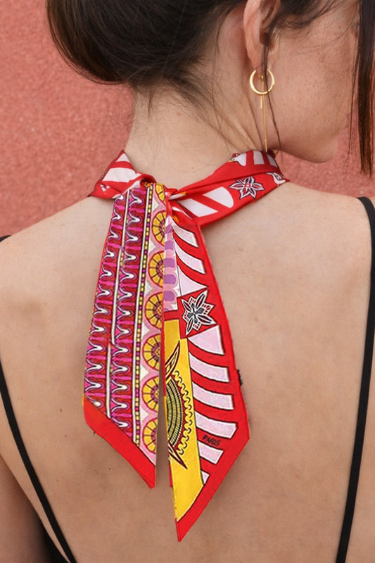 Icon Stripe Skinny Scarf