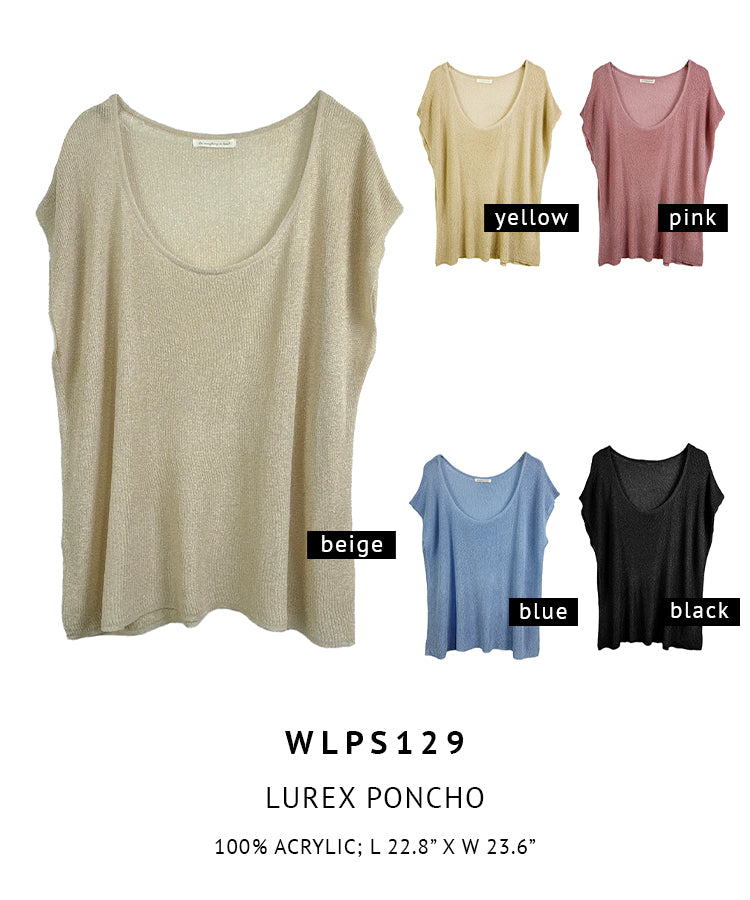 Lurex Poncho