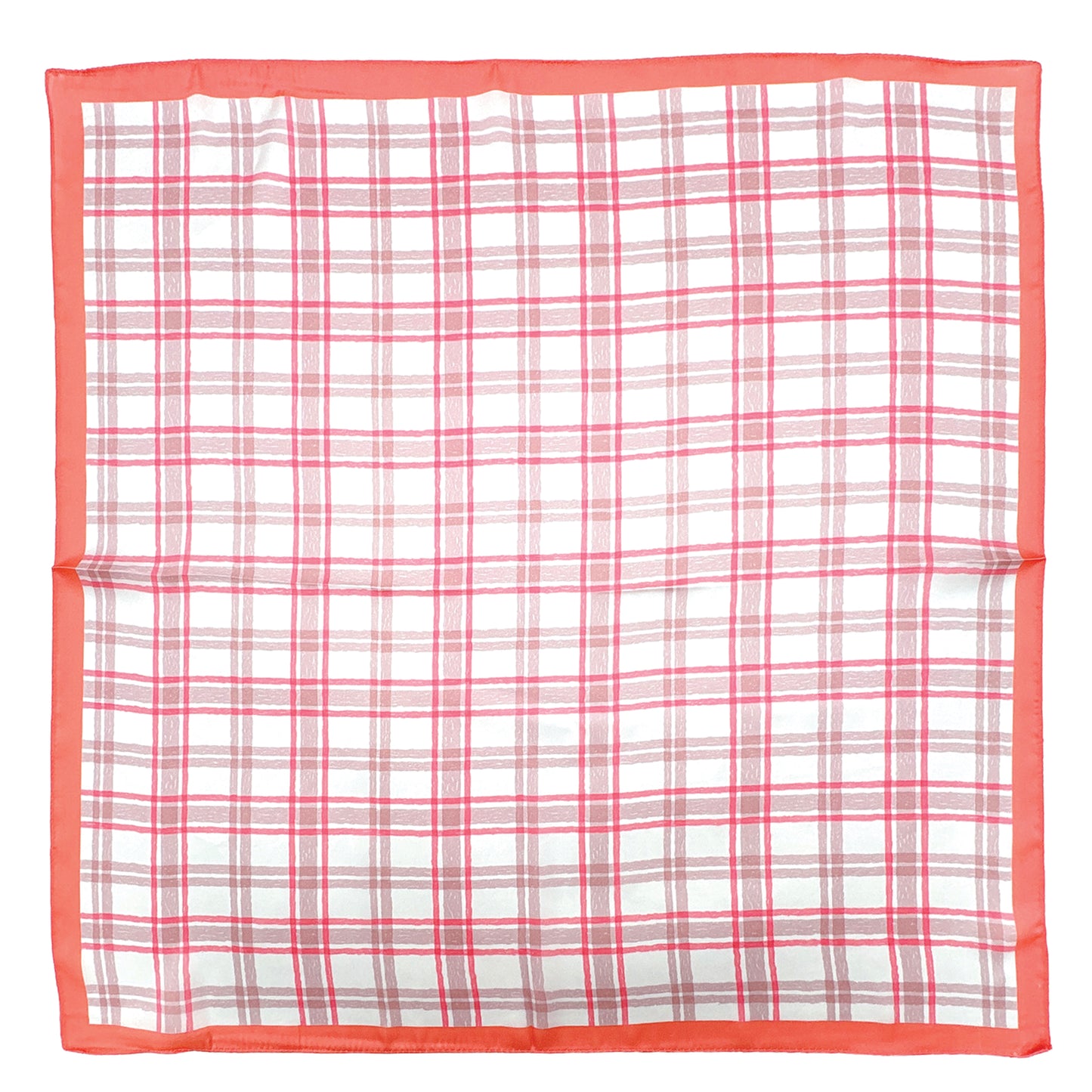Plaid Print Square Scarf