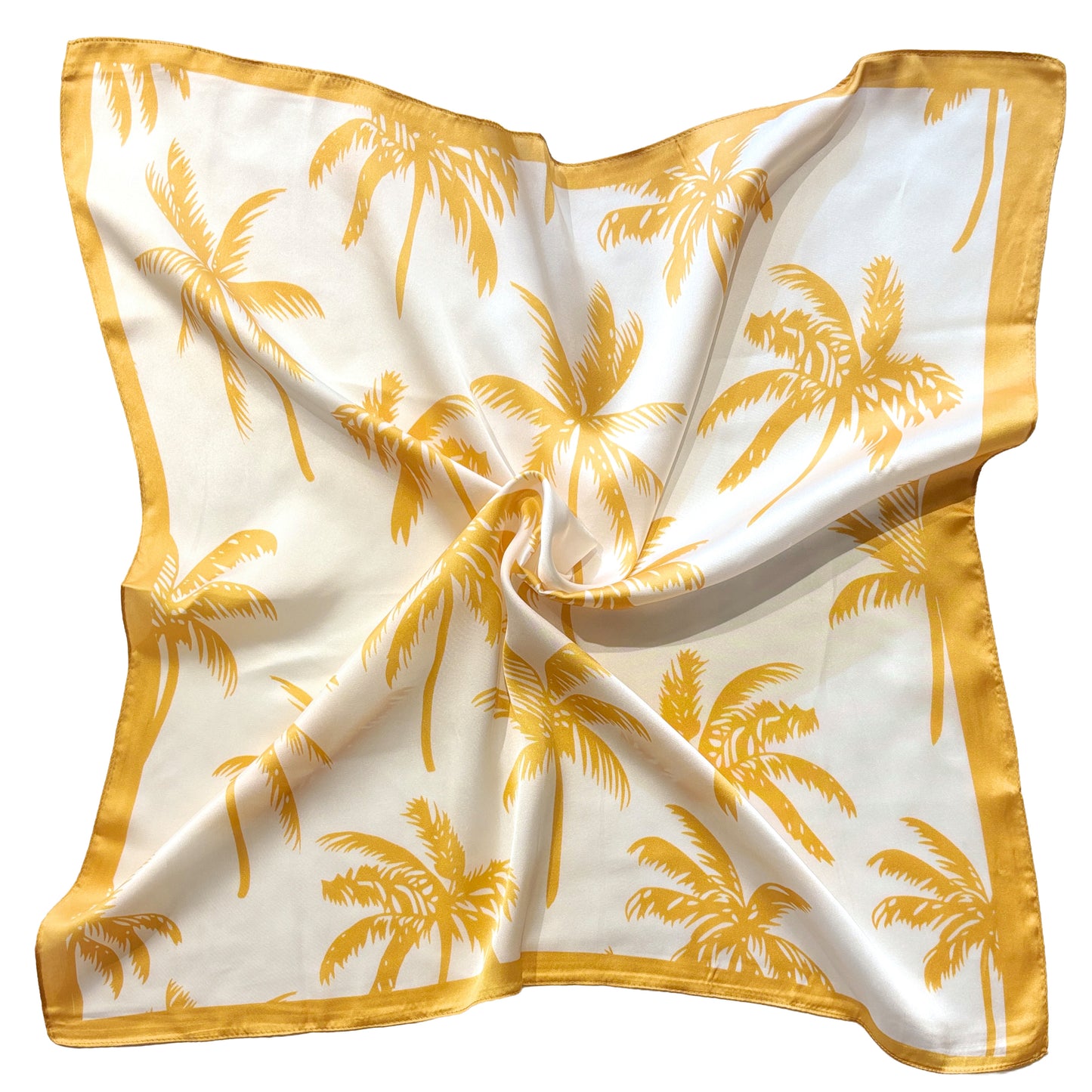 Palm Tree Print Square Scarf