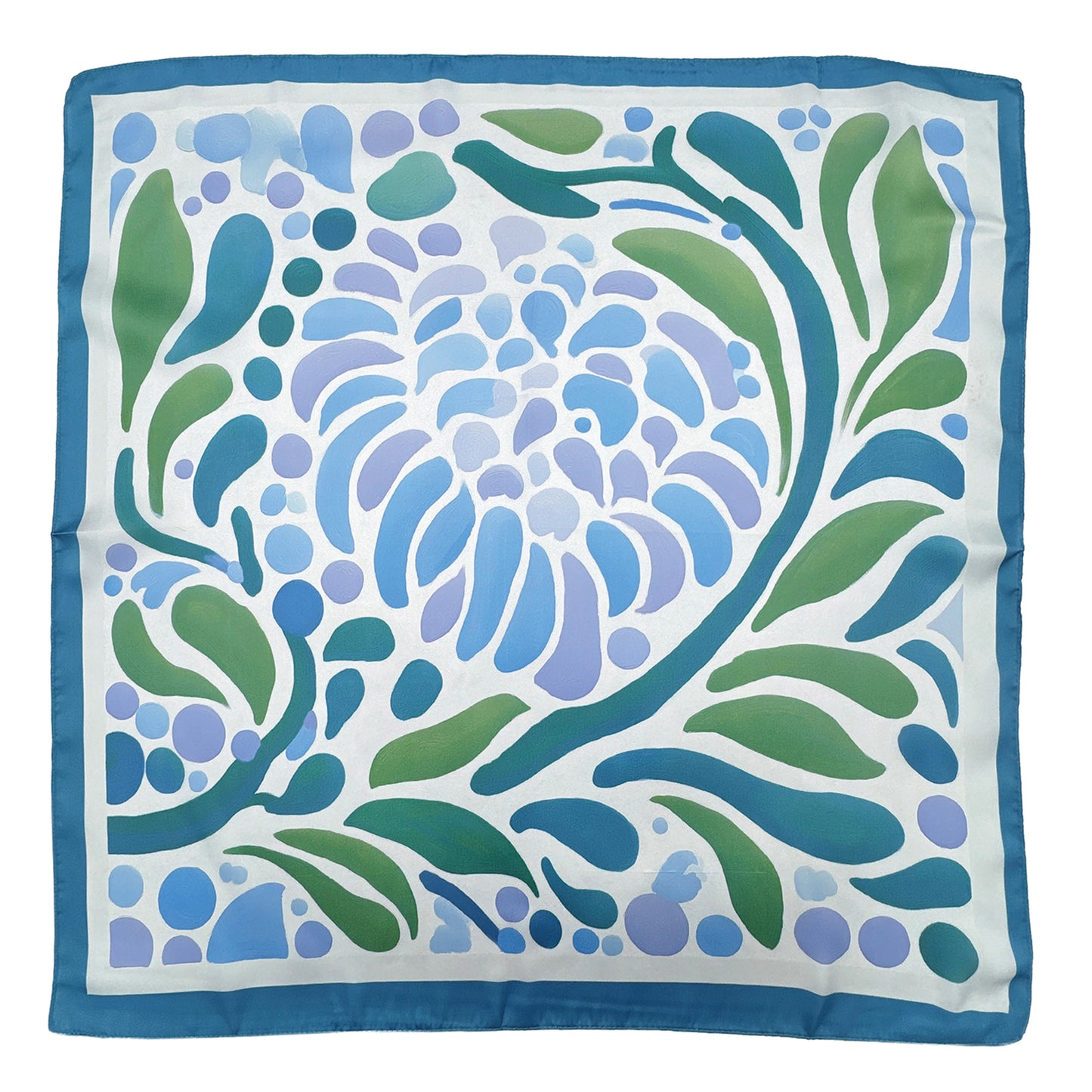 Bloom Print Square Scarf