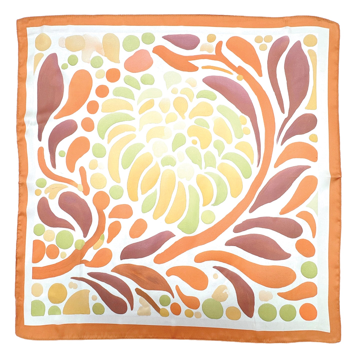 Bloom Print Square Scarf