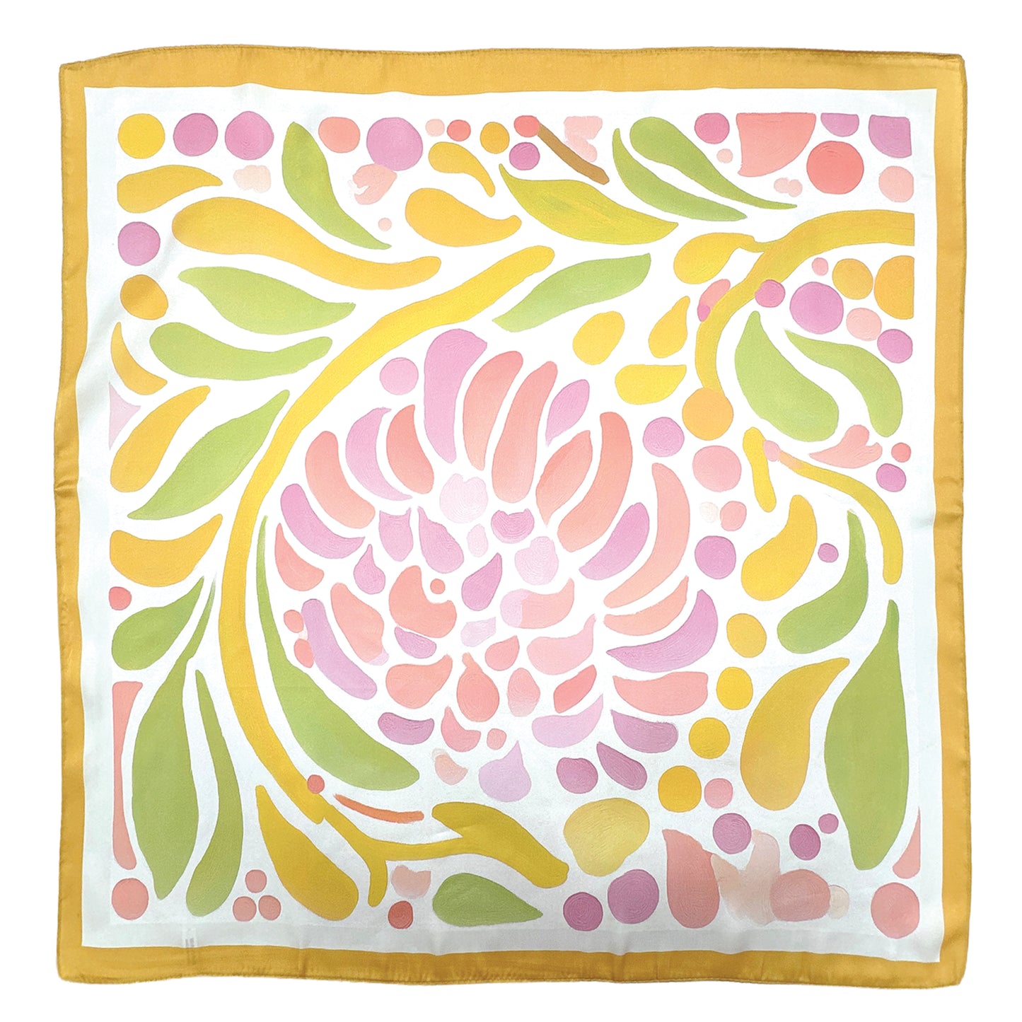 Bloom Print Square Scarf