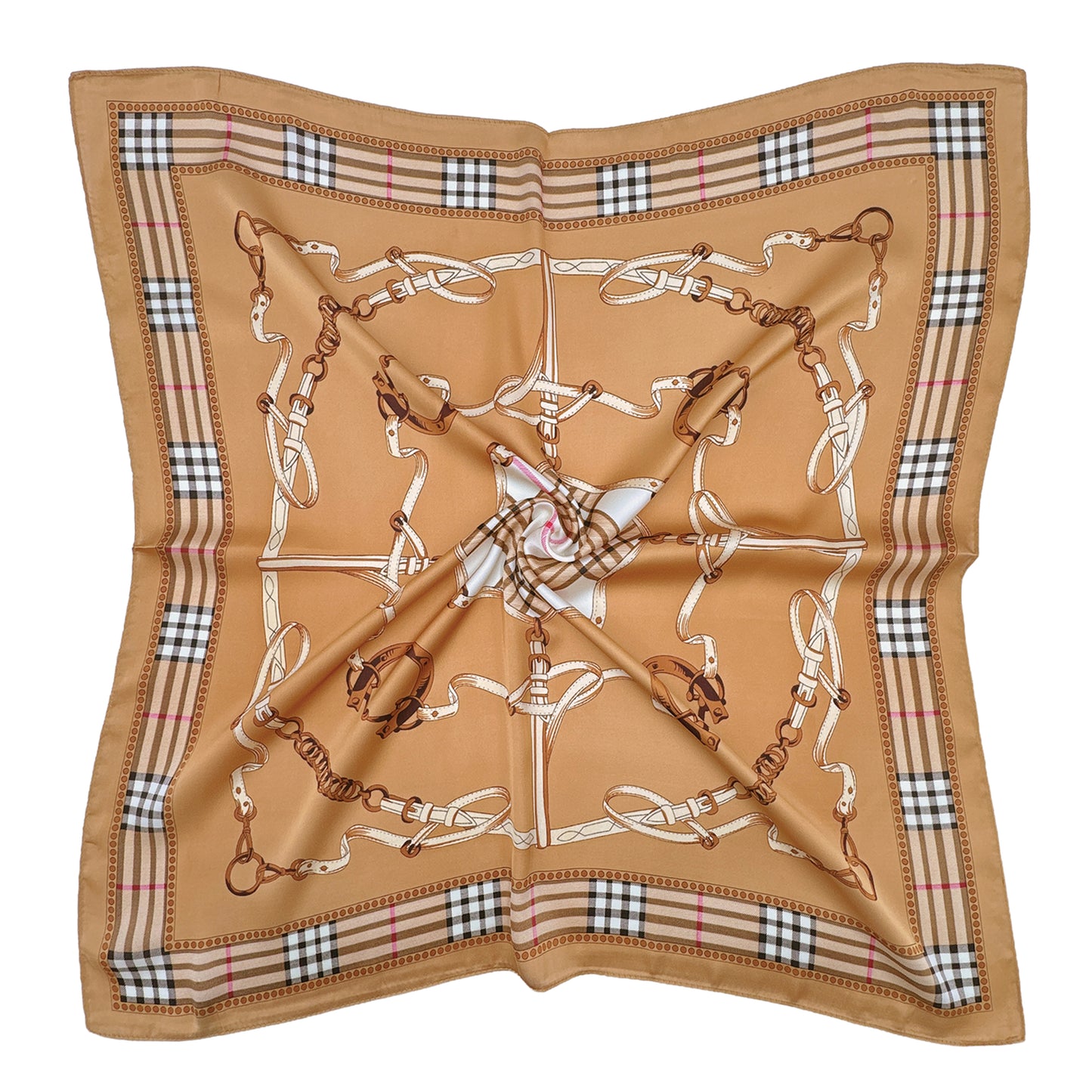 Horse Shoe Print Square Scarf