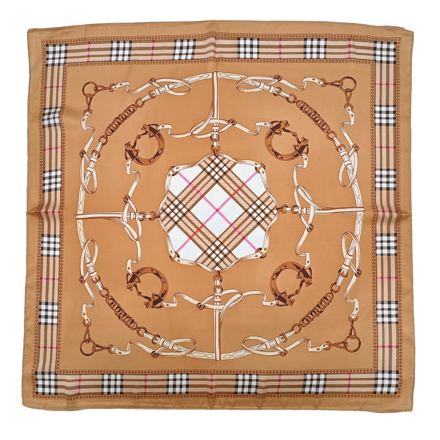 Horse Shoe Print Square Scarf