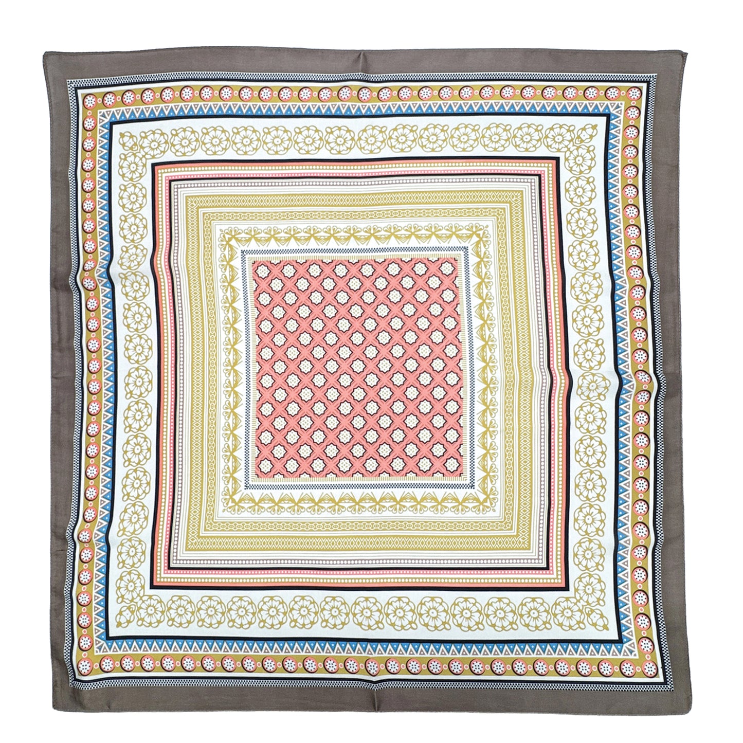 Boho Print Square Scarf