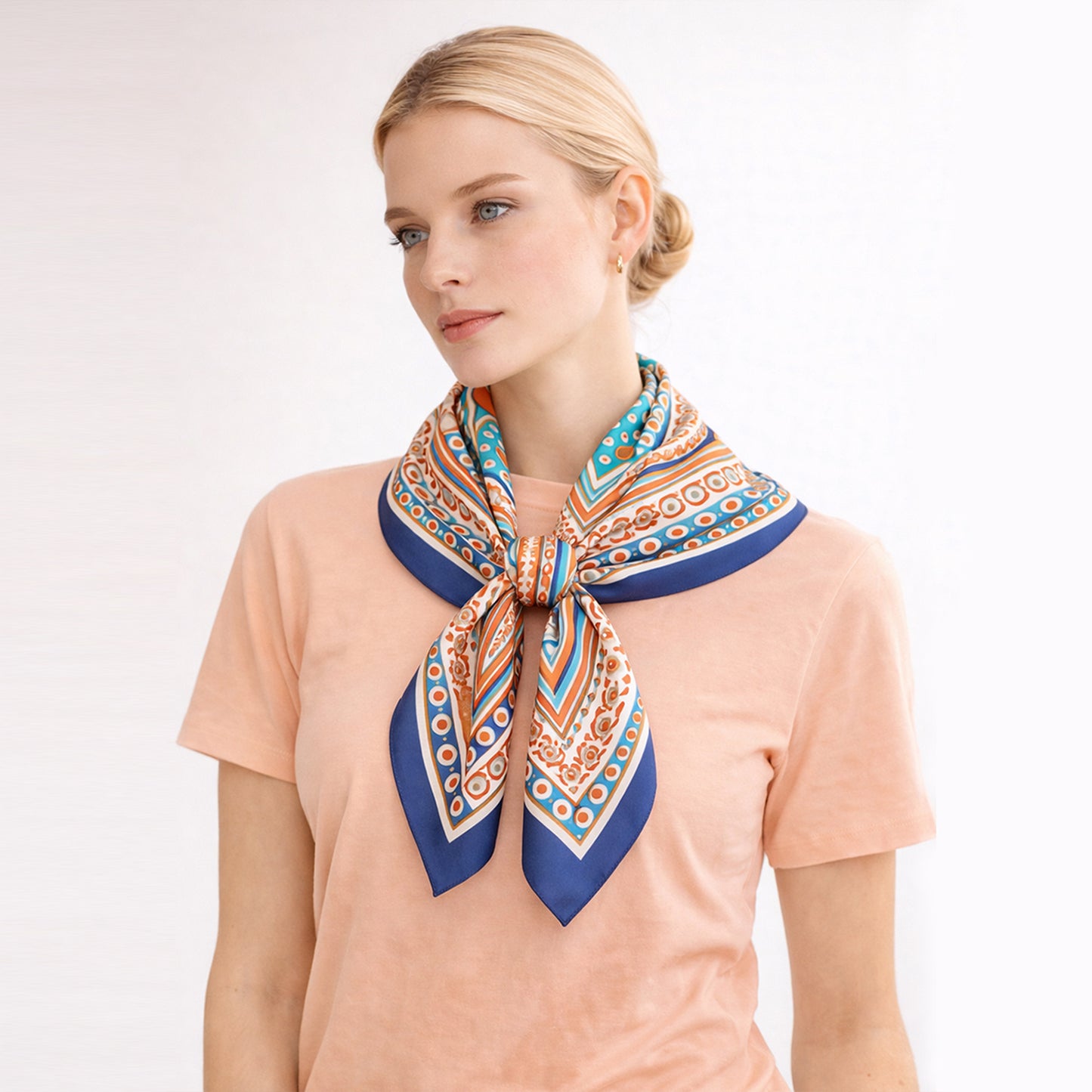 Boho Print Square Scarf