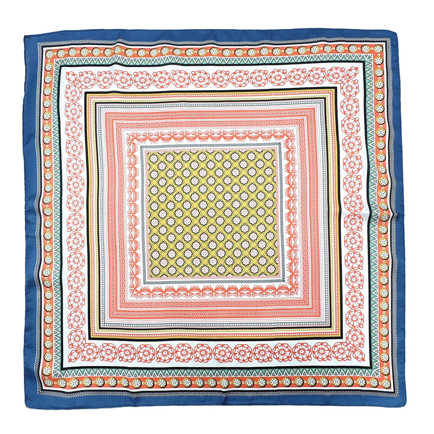 Boho Print Square Scarf