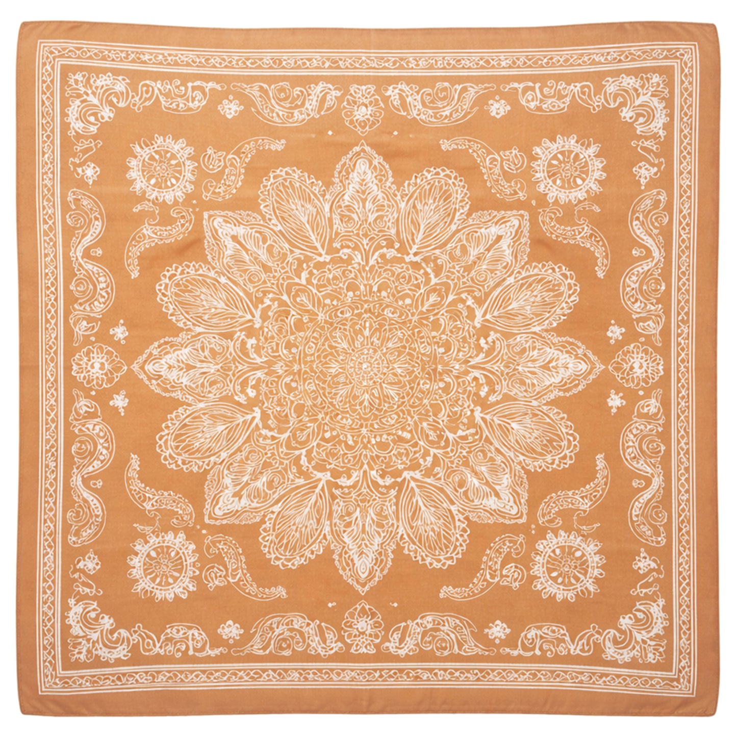 Bandana Print Square Scarf