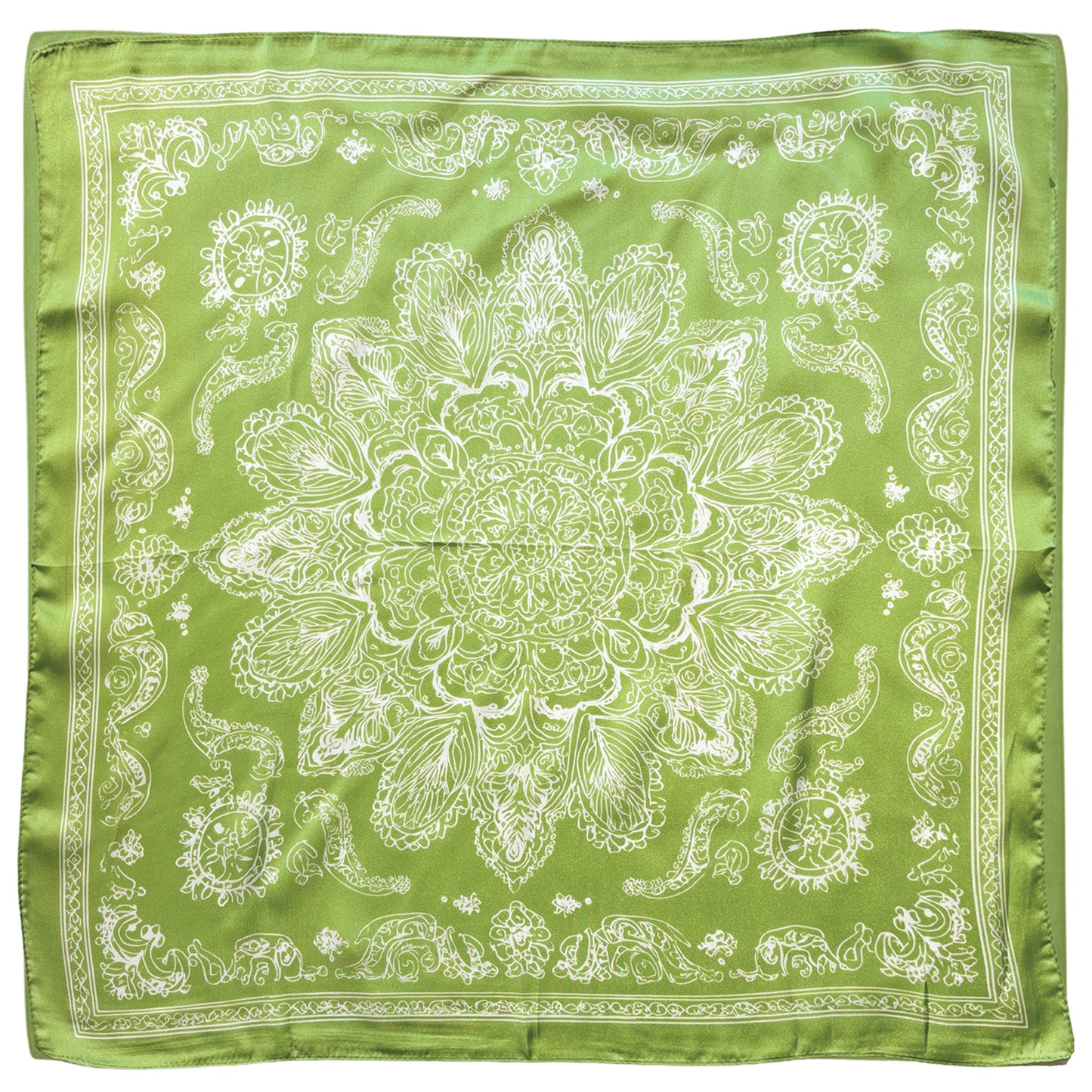 Bandana Print Square Scarf