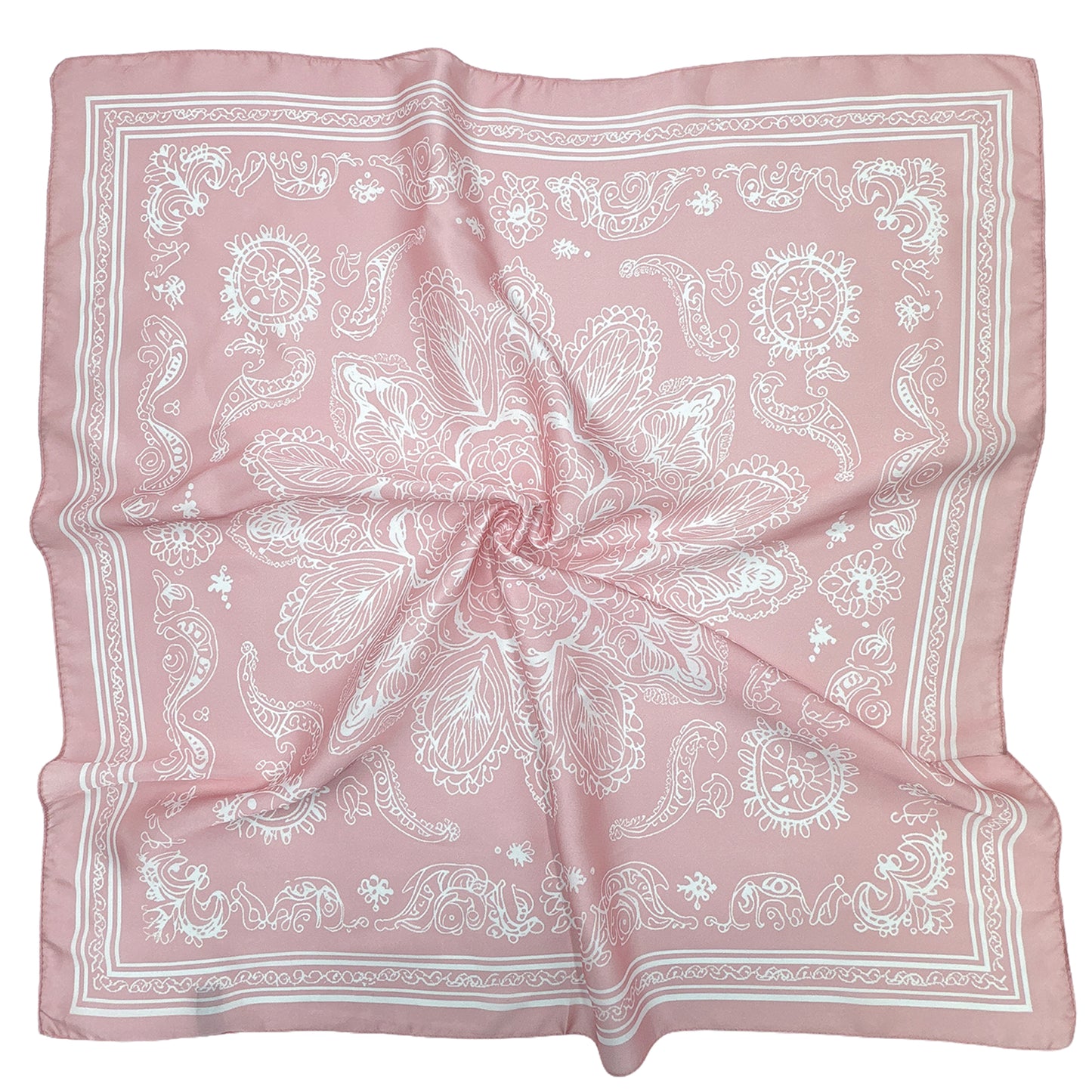 Bandana Print Square Scarf