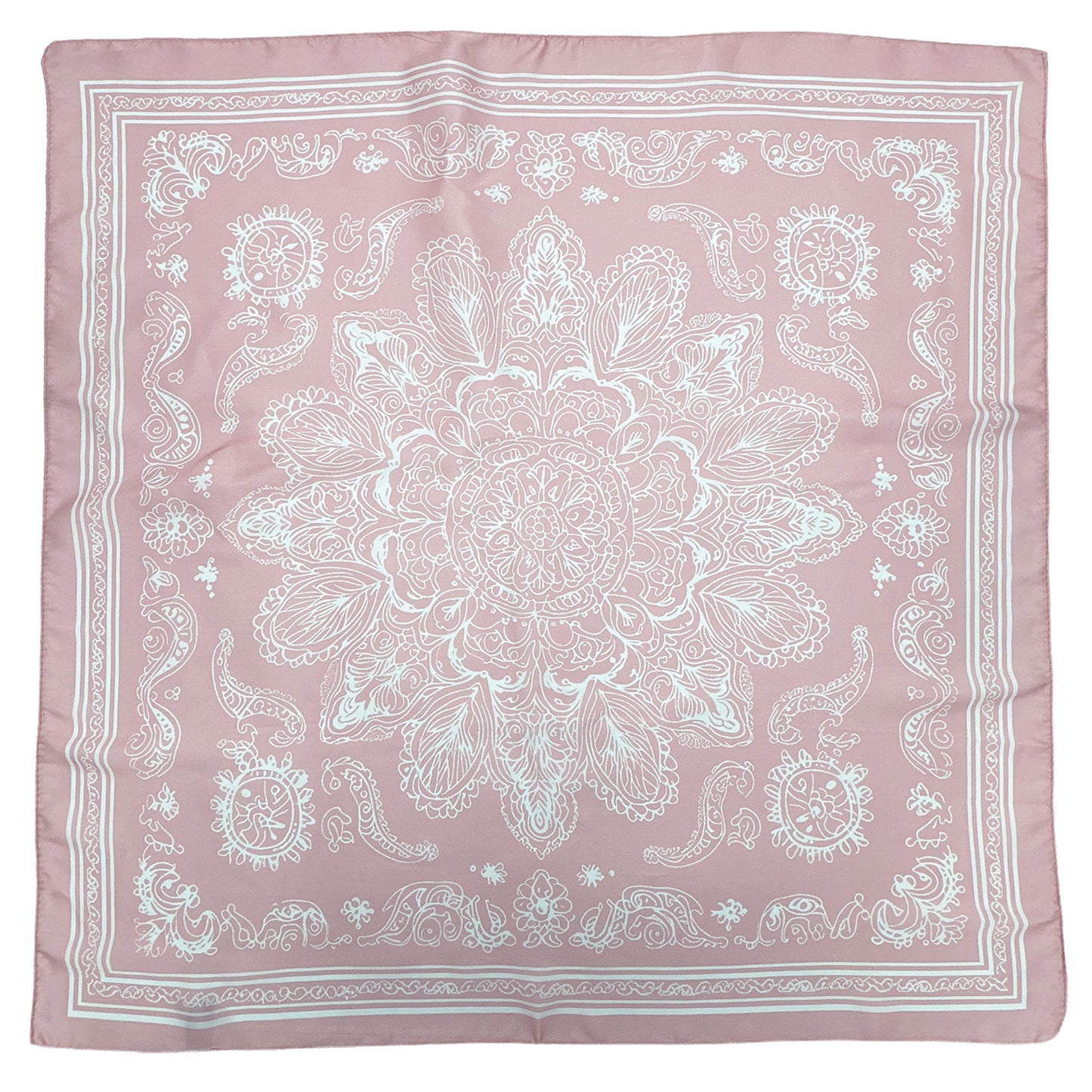 Bandana Print Square Scarf