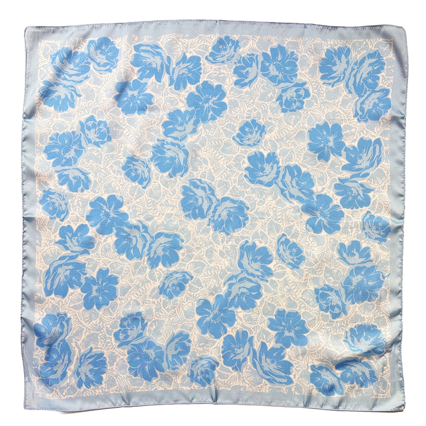 Floral Print Square Scarf