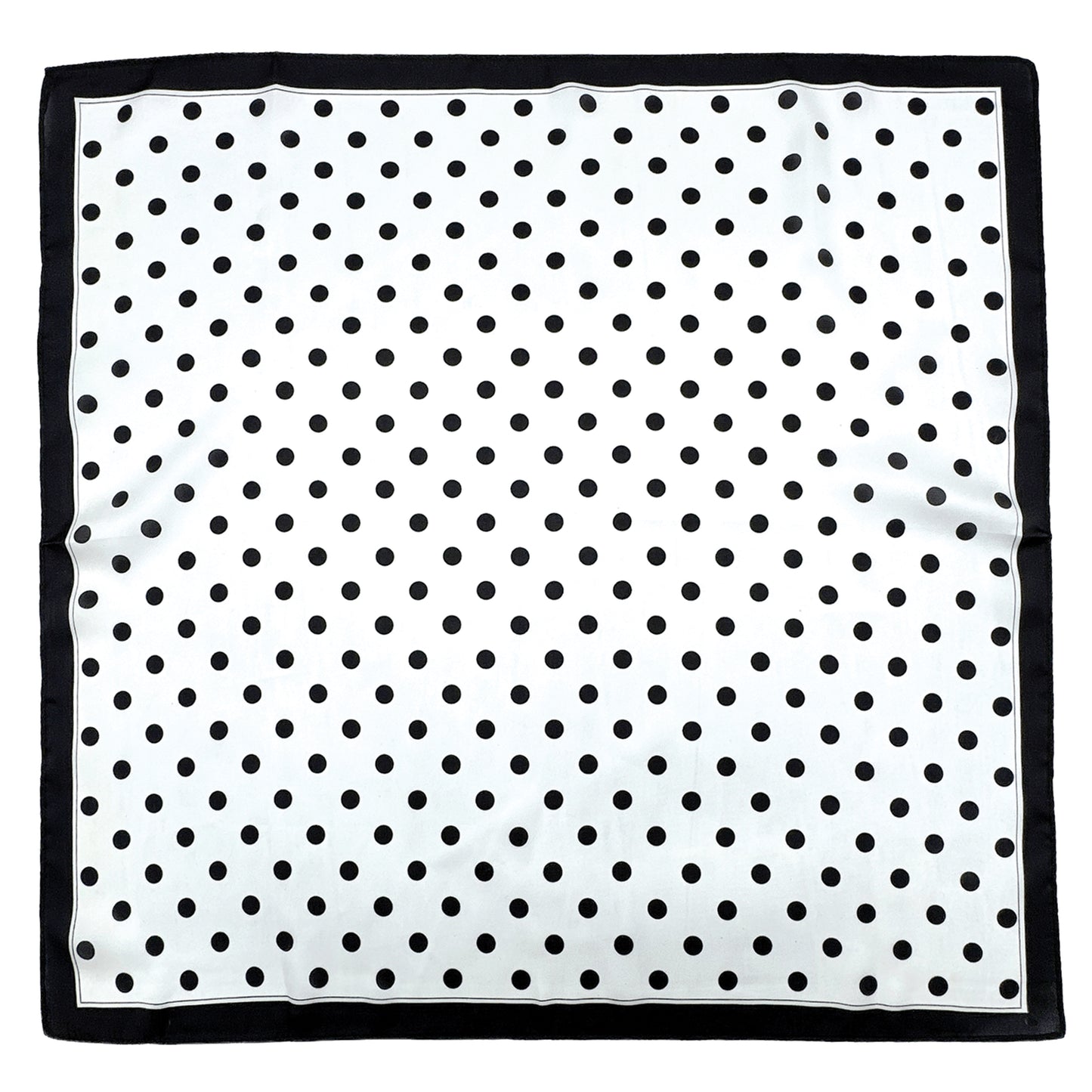 Polka Dot Print Square Scarf