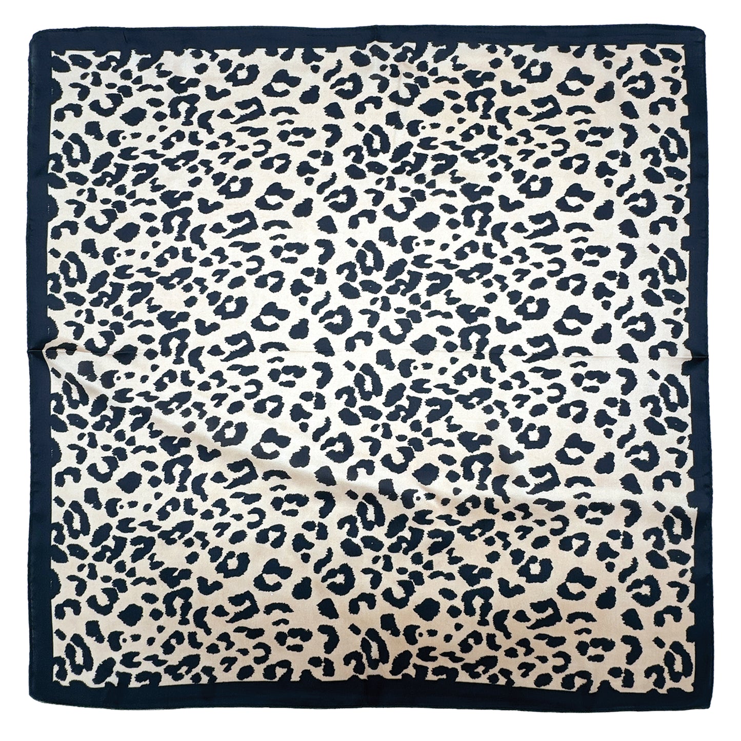Leopard Print Square Scarf