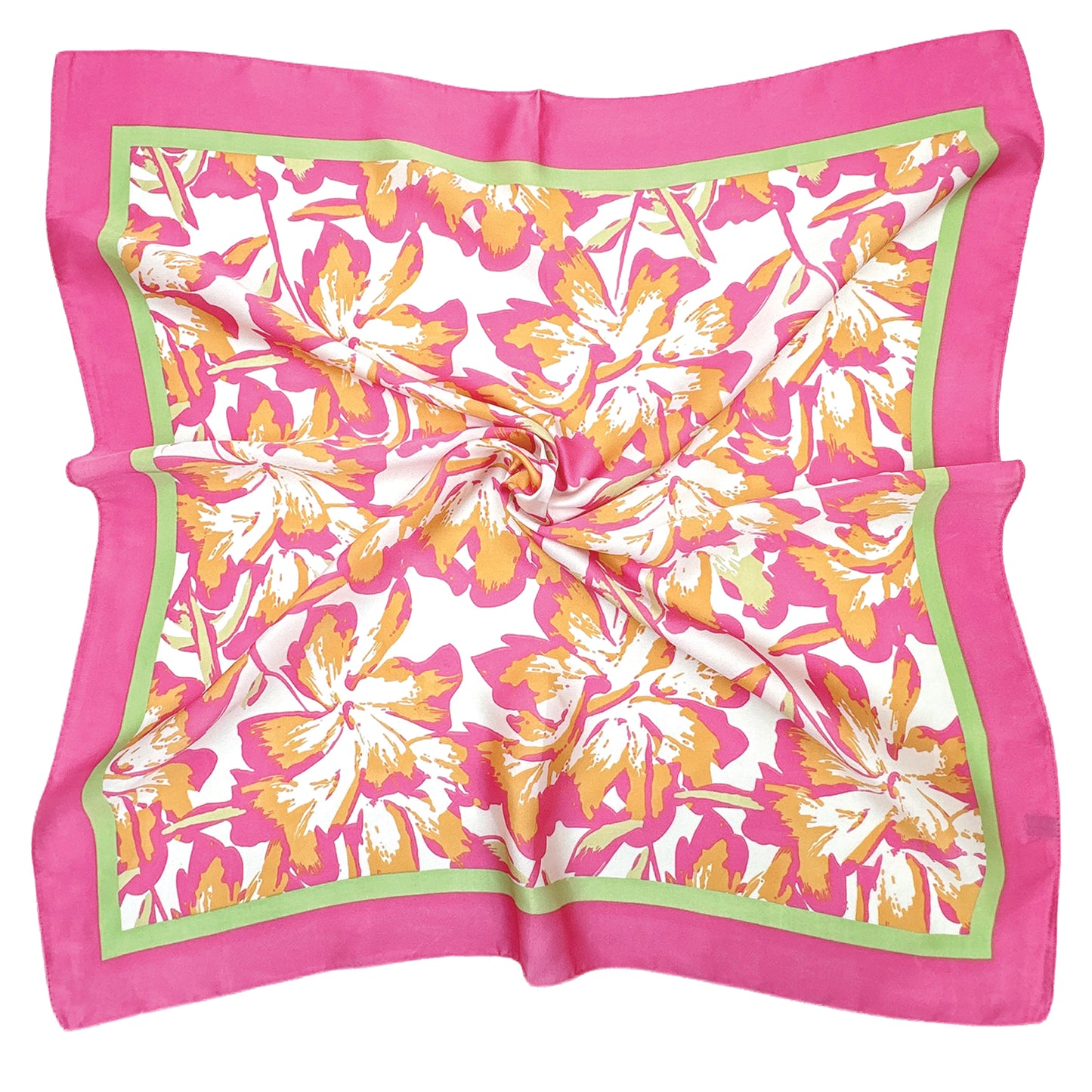 Hawaiian Print Square Scarf