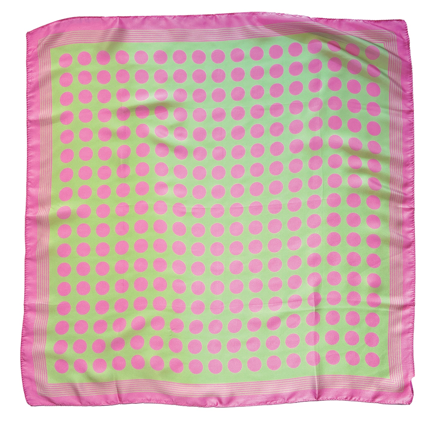 Polka Dot Print Square Scarf