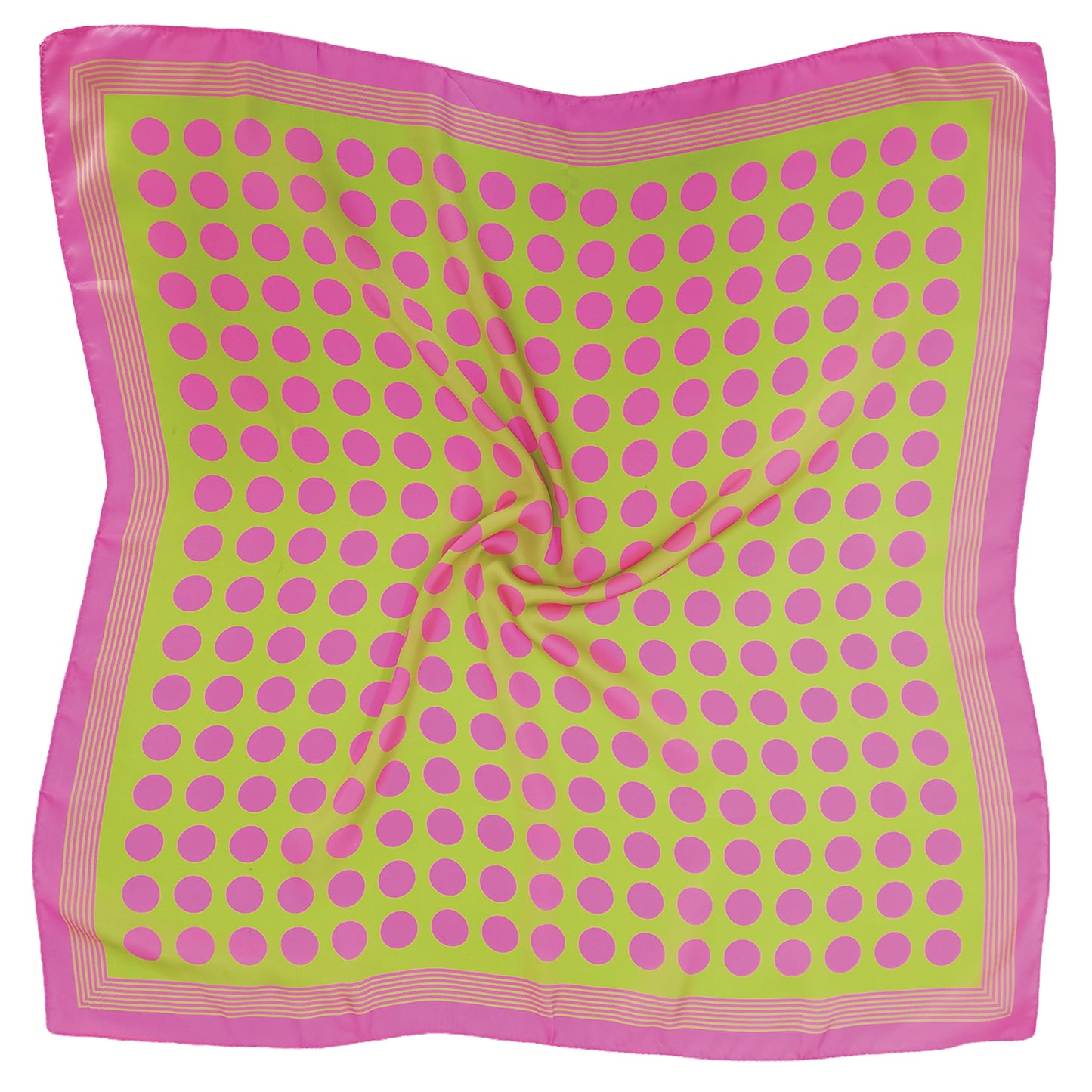 Polka Dot Print Square Scarf