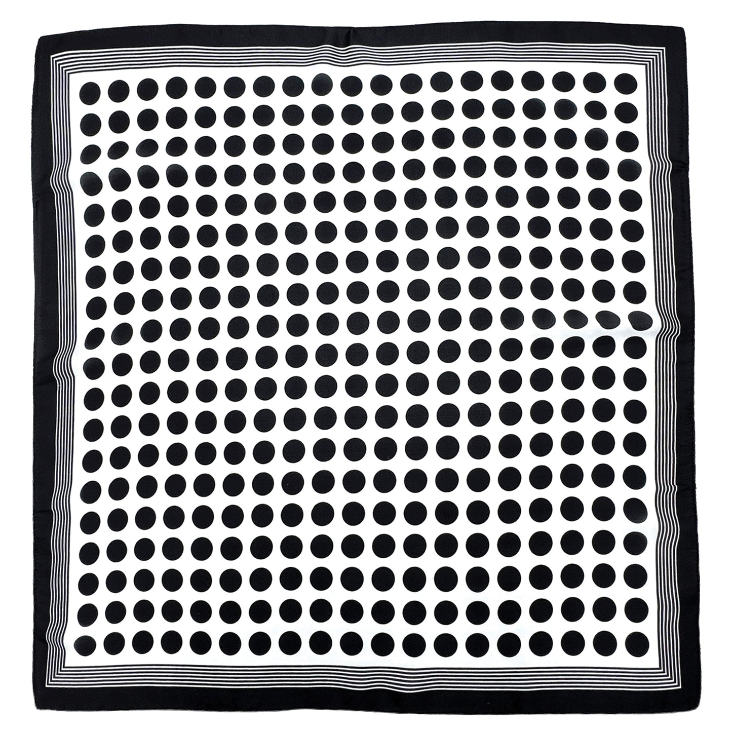 Polka Dot Print Square Scarf