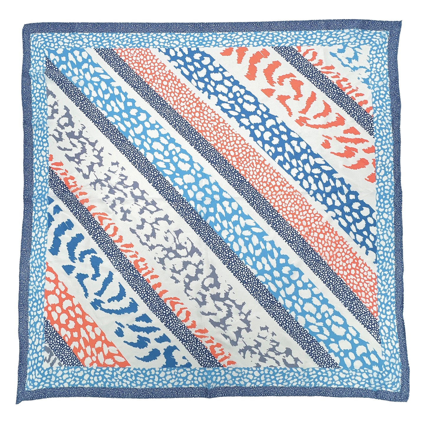 Animal Print Square Scarf