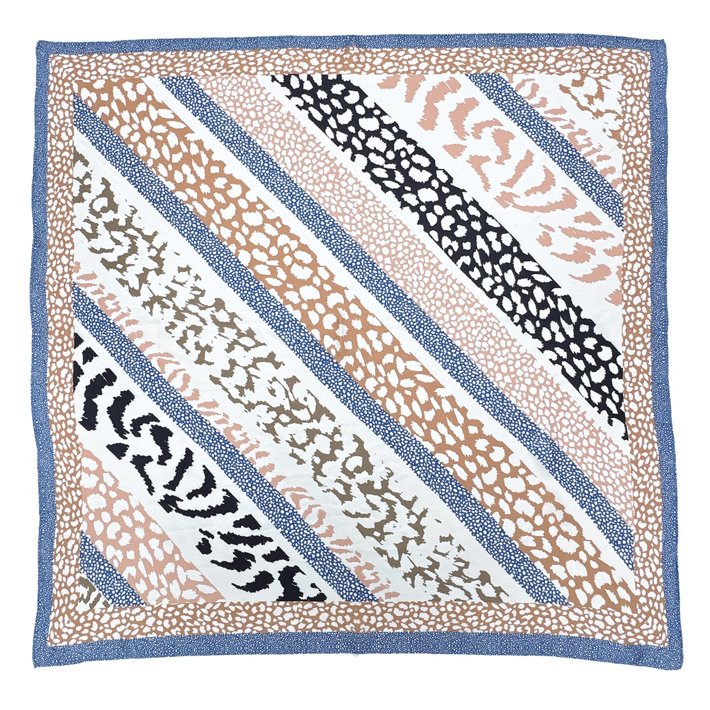 Animal Print Square Scarf