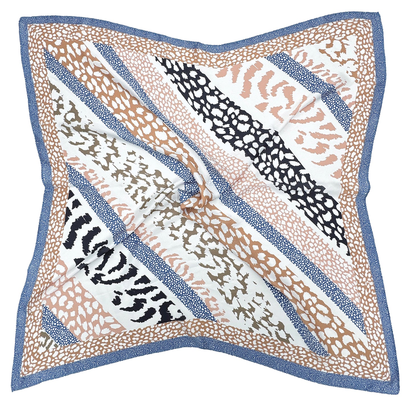 Animal Print Square Scarf