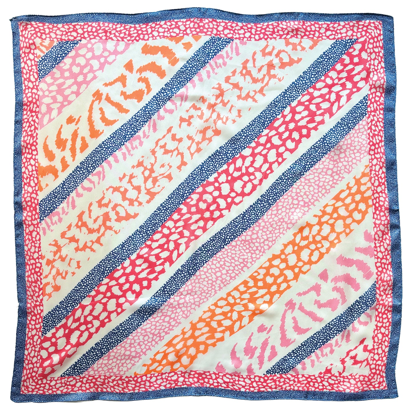 Animal Print Square Scarf