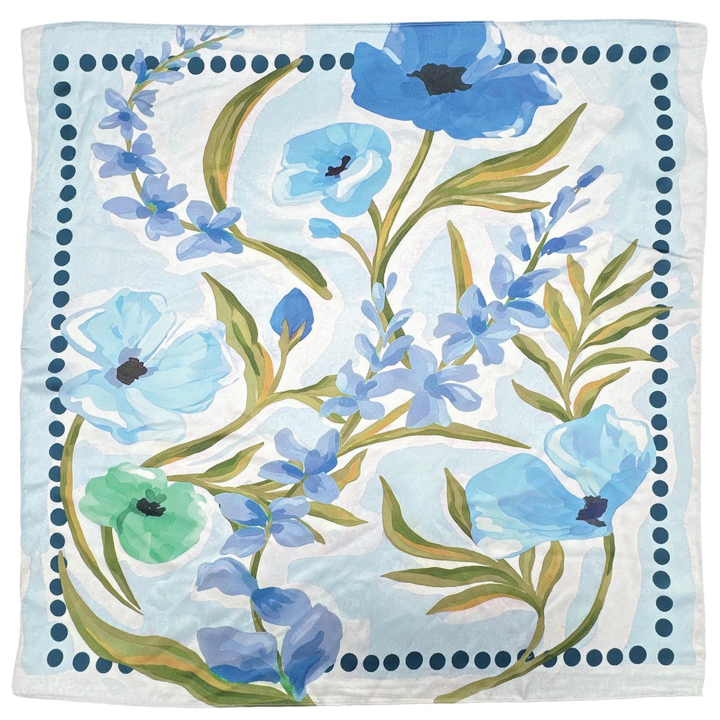 Water Color Print Square Scarf