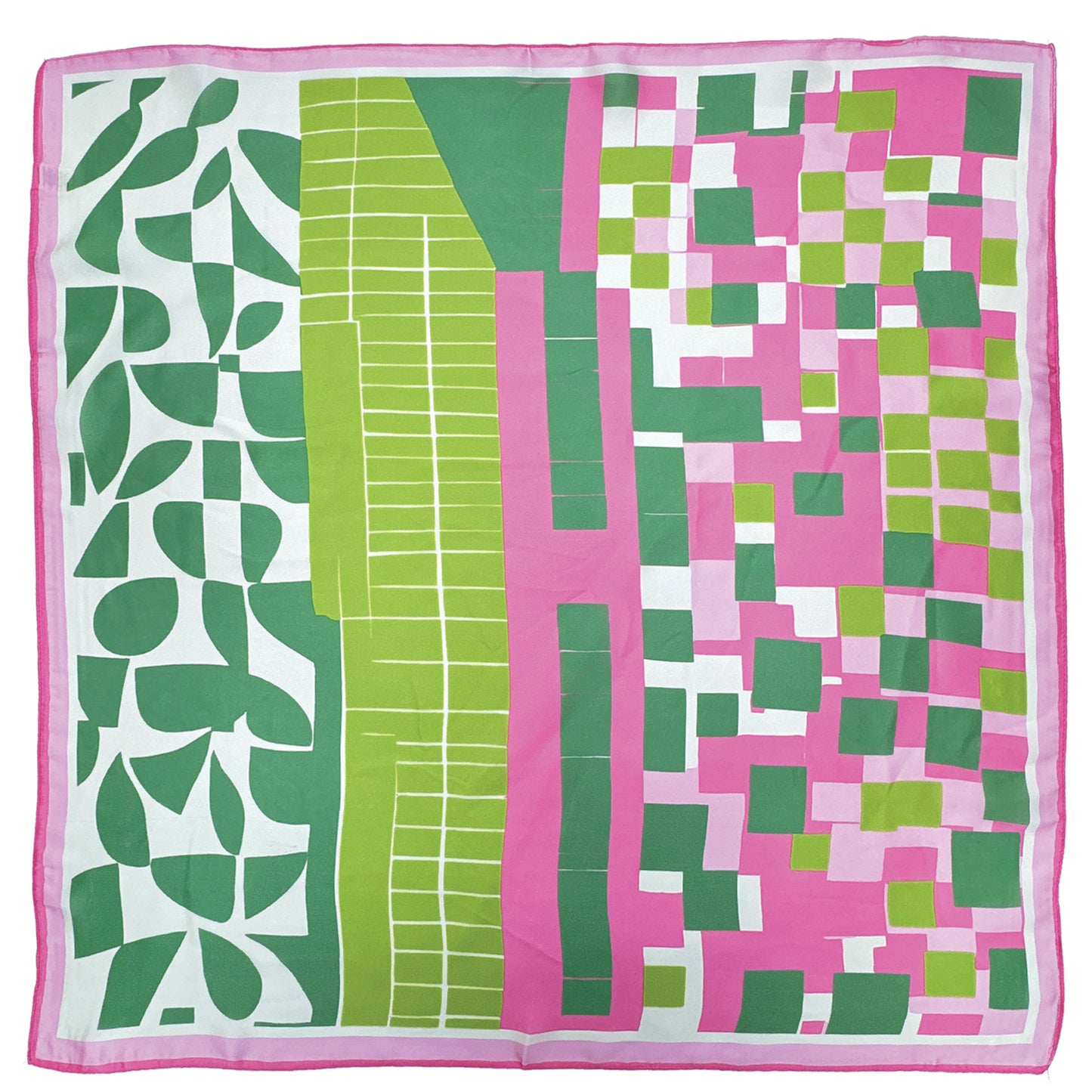 Geo Print Square Scarf