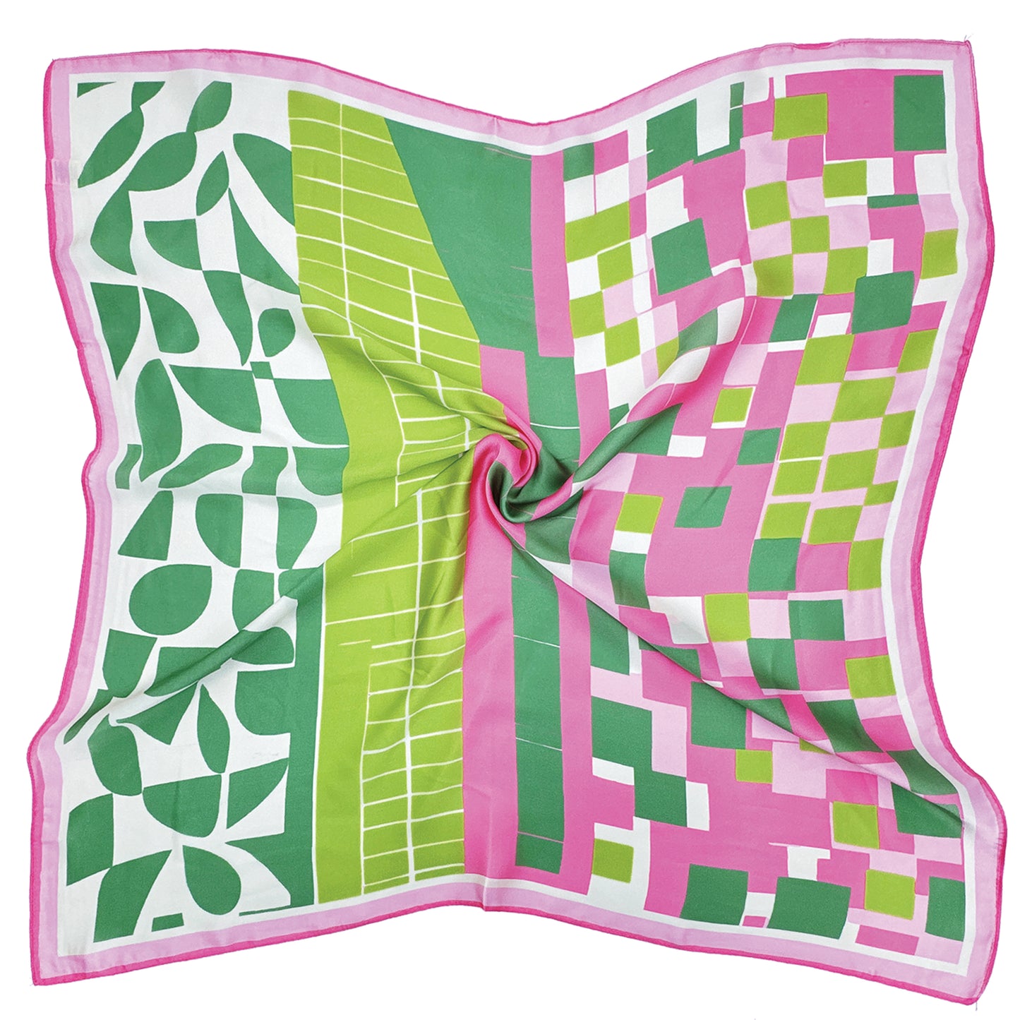 Geo Print Square Scarf