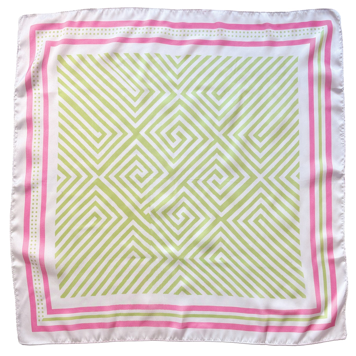 Stripe Print Square Scarf