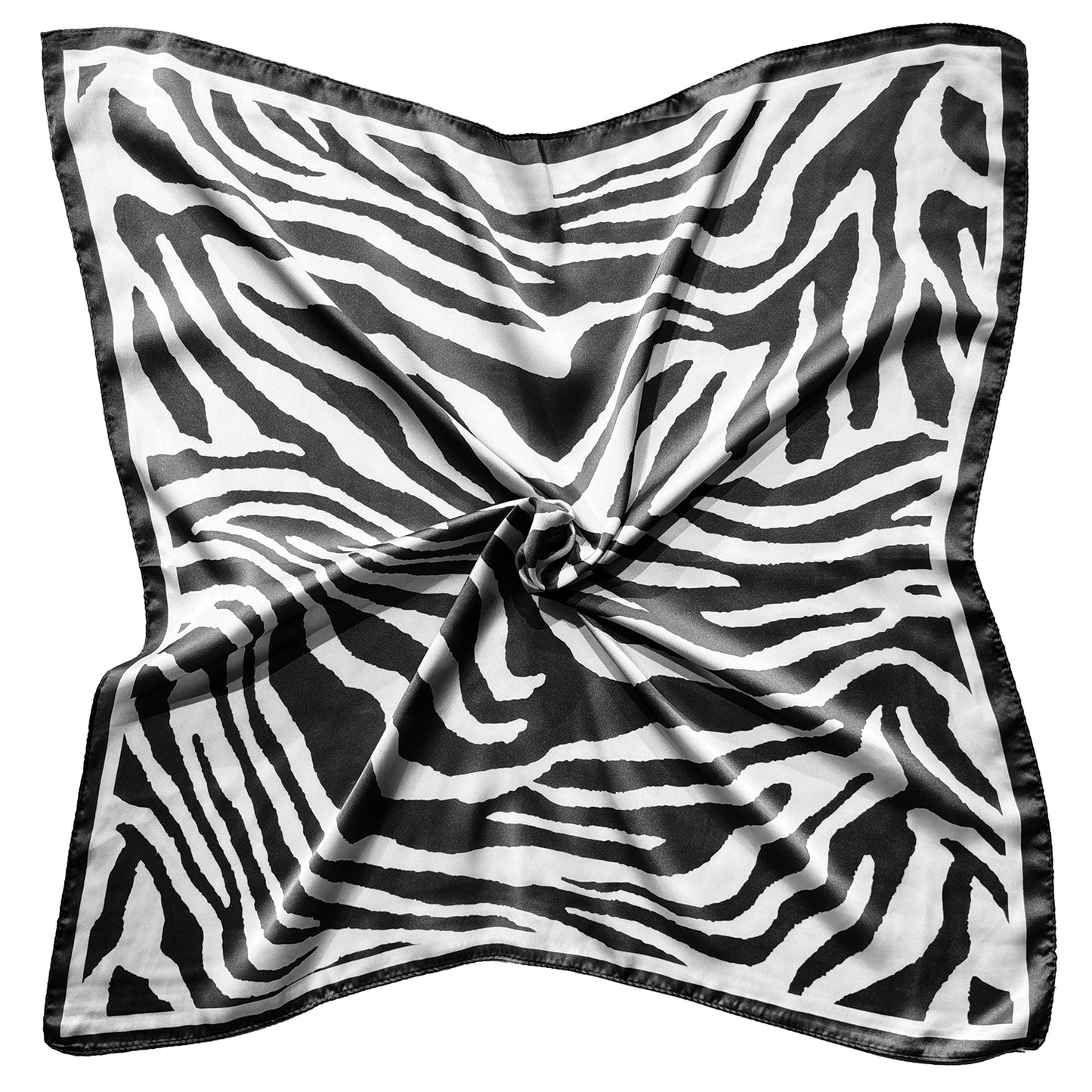 Zebra Print Square Scarf