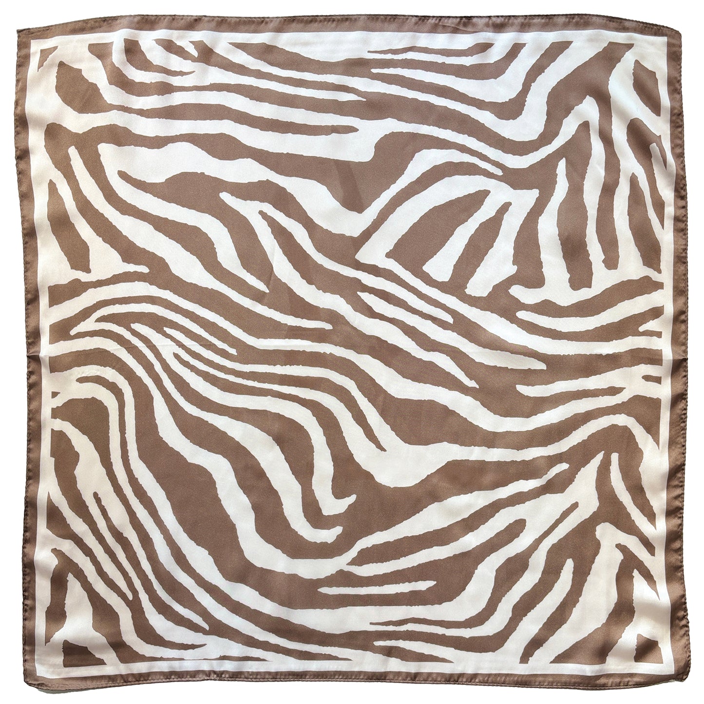 Zebra Print Square Scarf