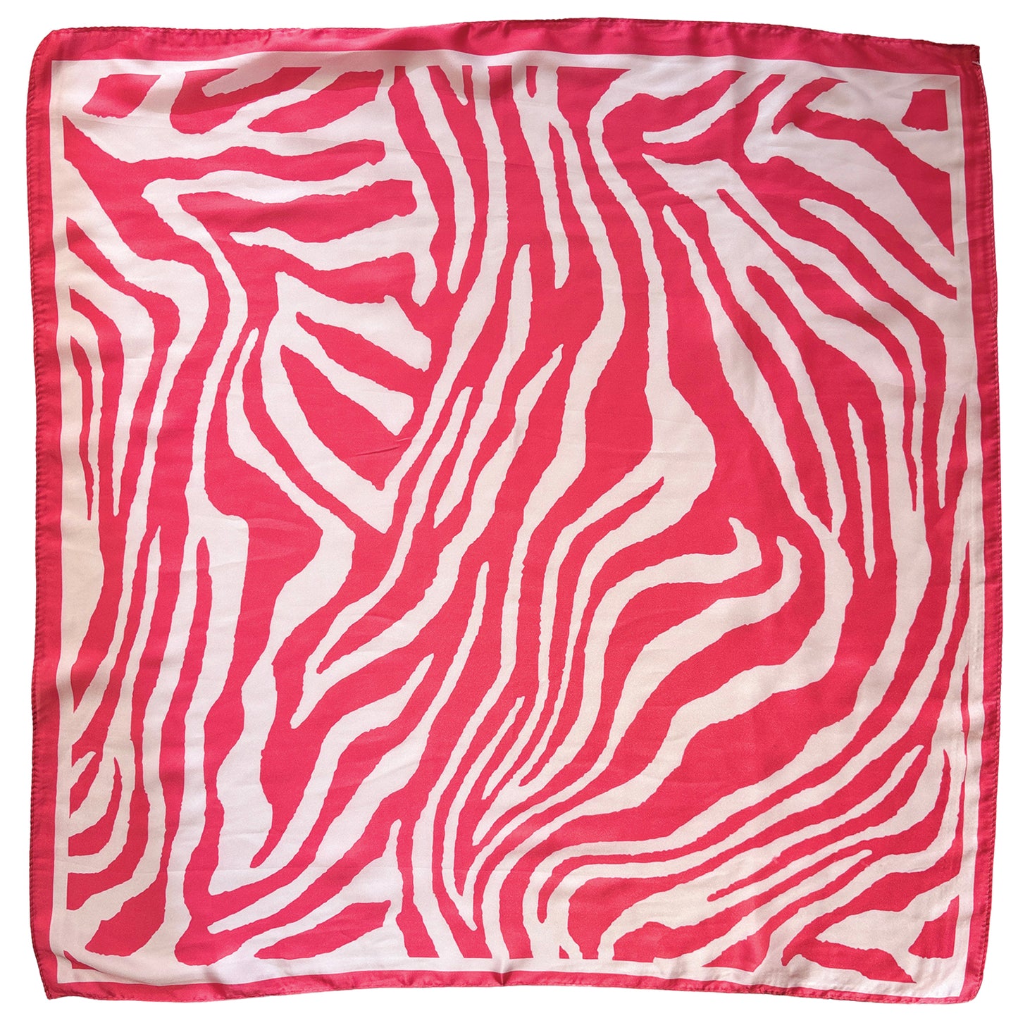 Zebra Print Square Scarf