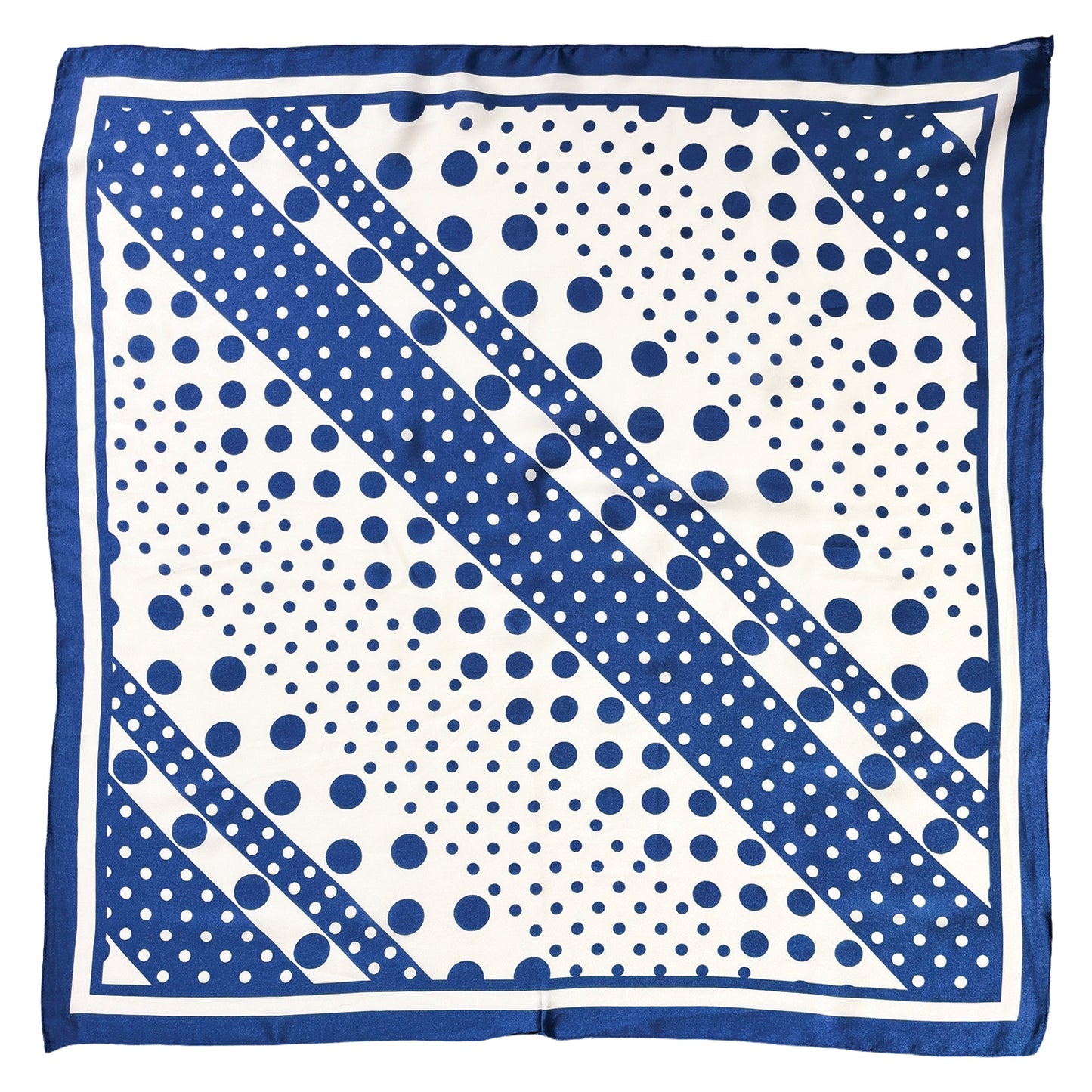 Polka Dot Print Square Scarf