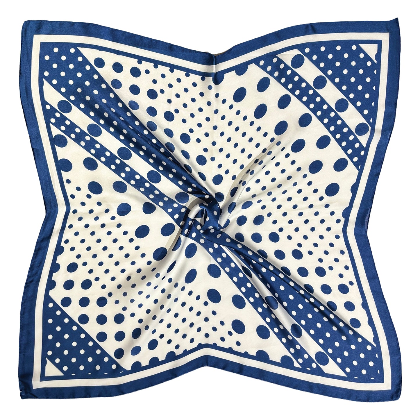 Polka Dot Print Square Scarf