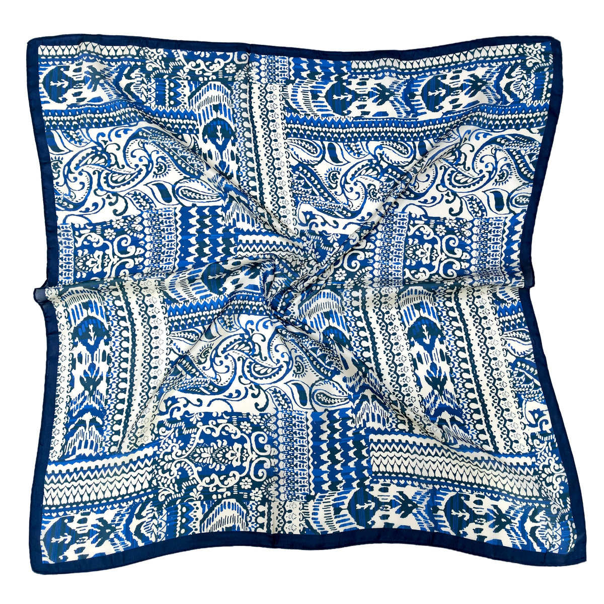 Patch Print Square Scarf