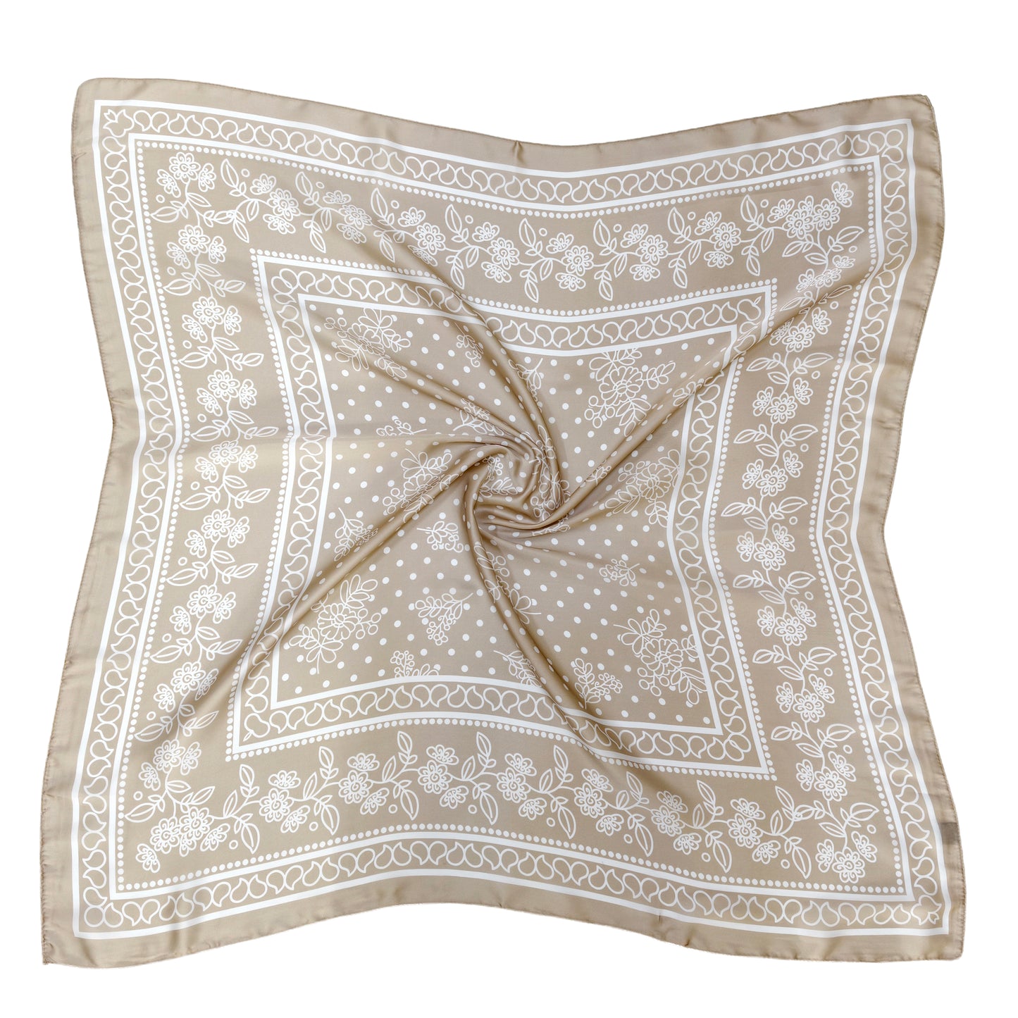 Bandana Print Square Scarf
