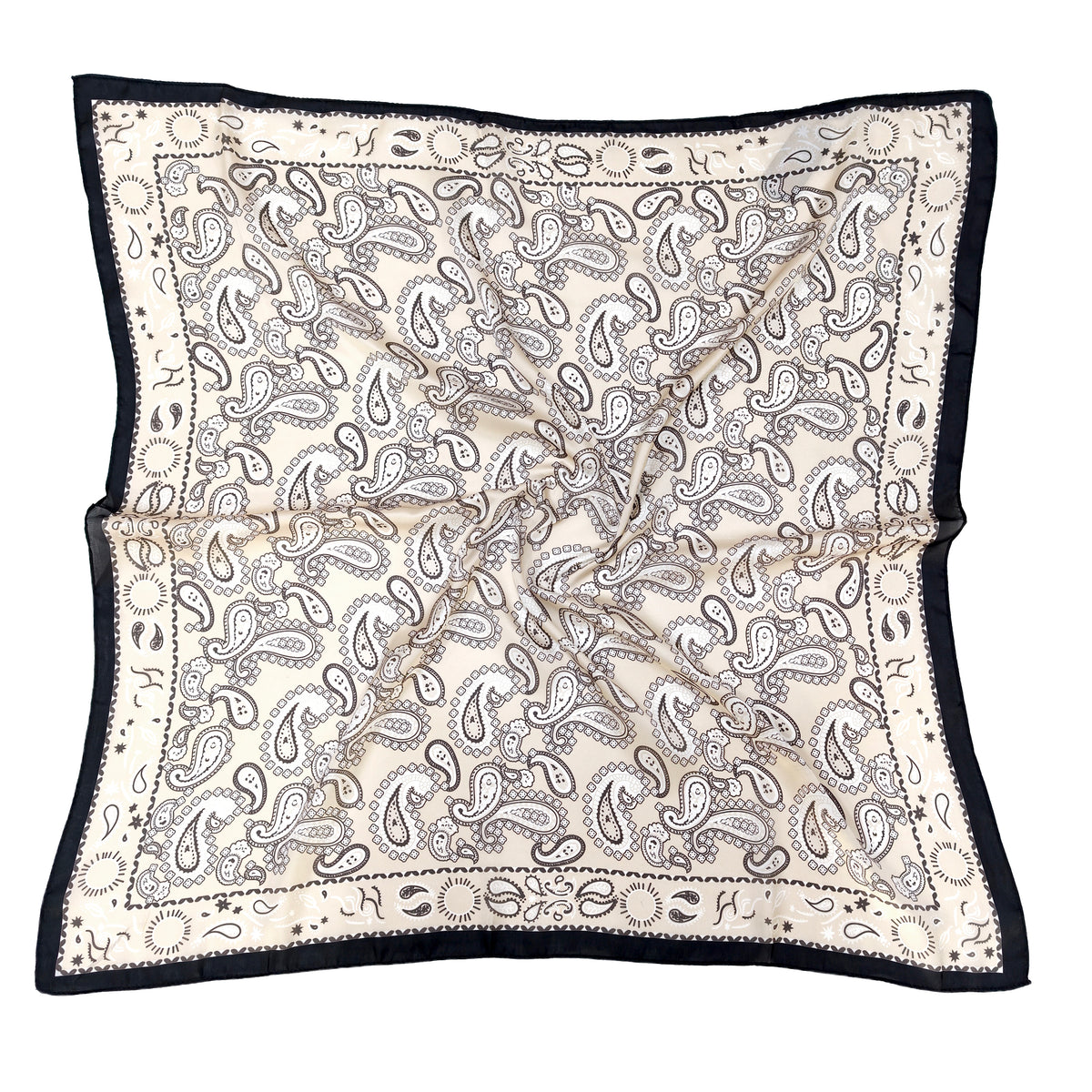 Paisley Print Square Scarf