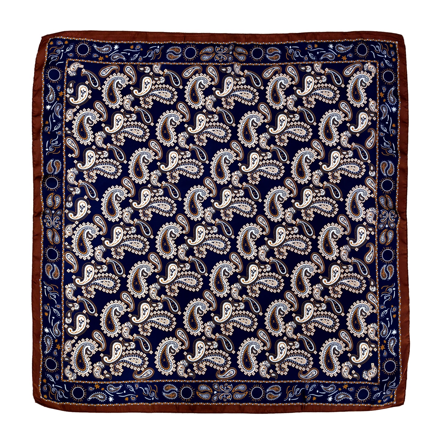 Paisley Print Square Scarf