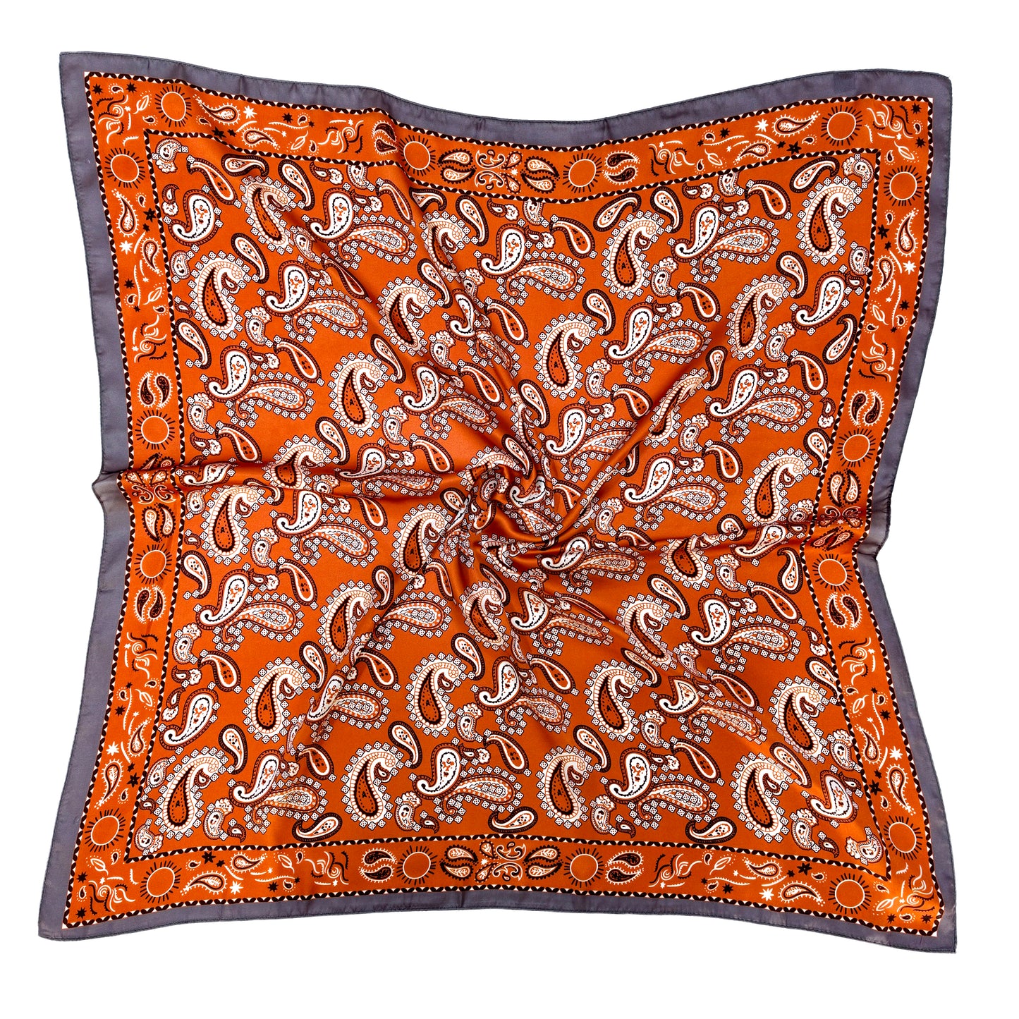 Paisley Print Square Scarf