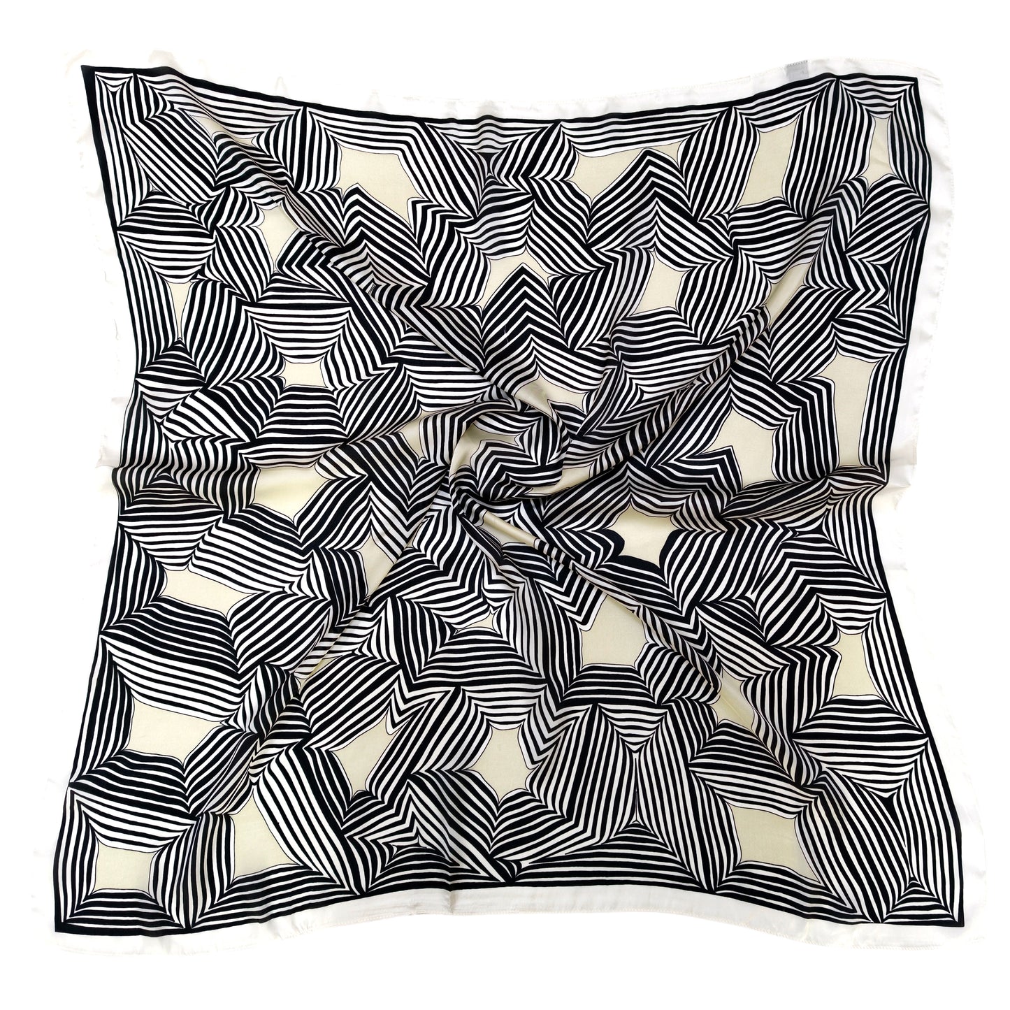 Maze Print Square Scarf