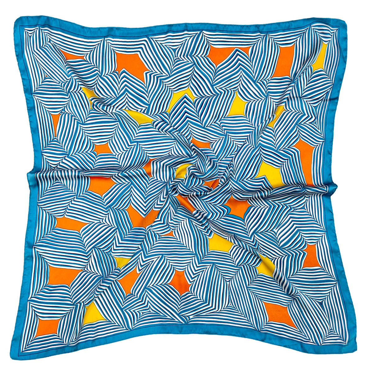 Maze Print Square Scarf