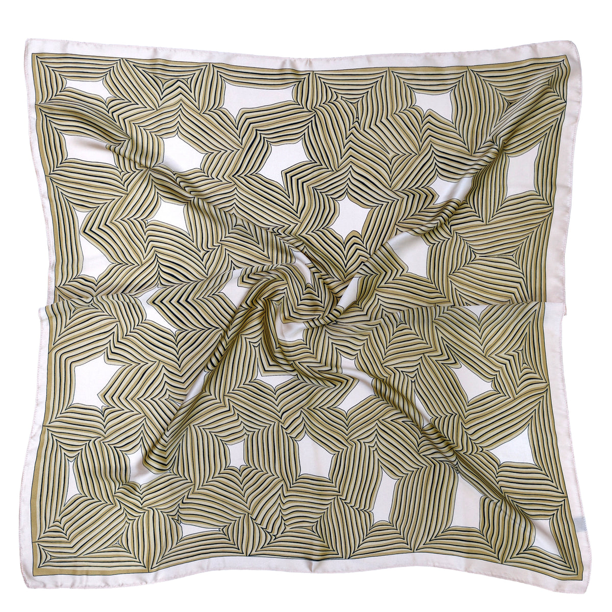 Maze Print Square Scarf