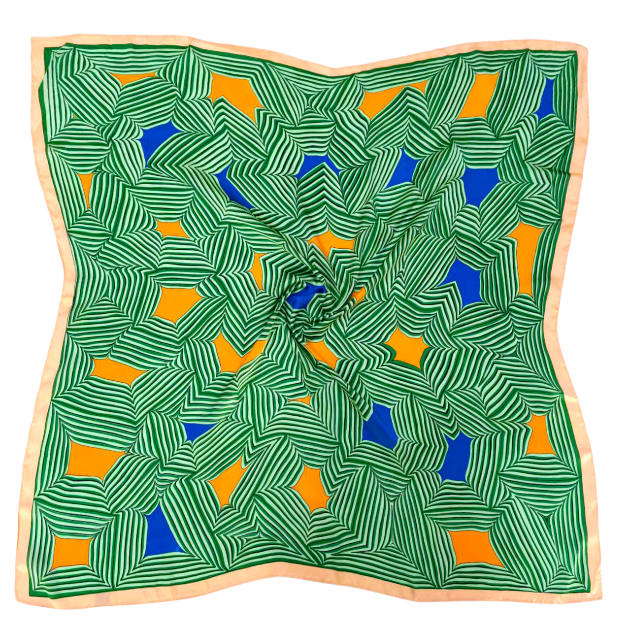 Maze Print Square Scarf