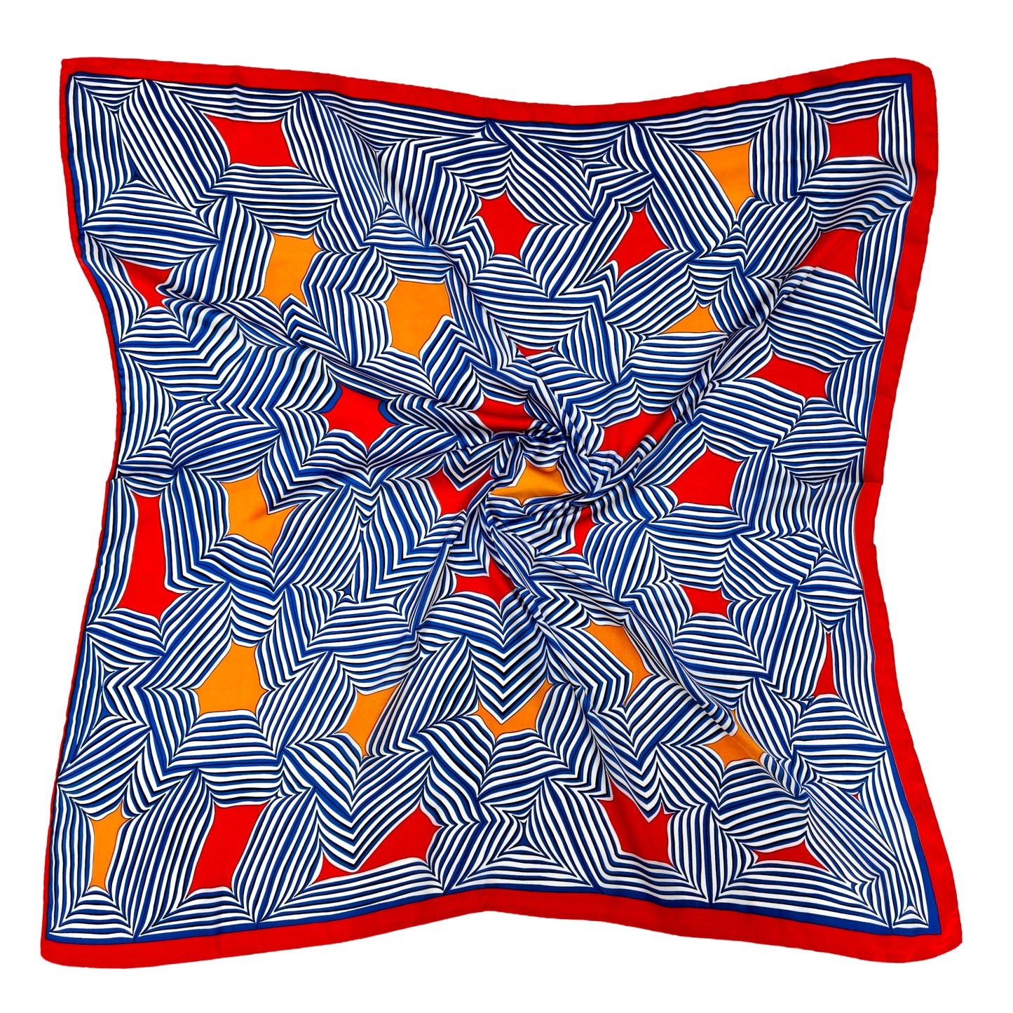 Maze Print Square Scarf