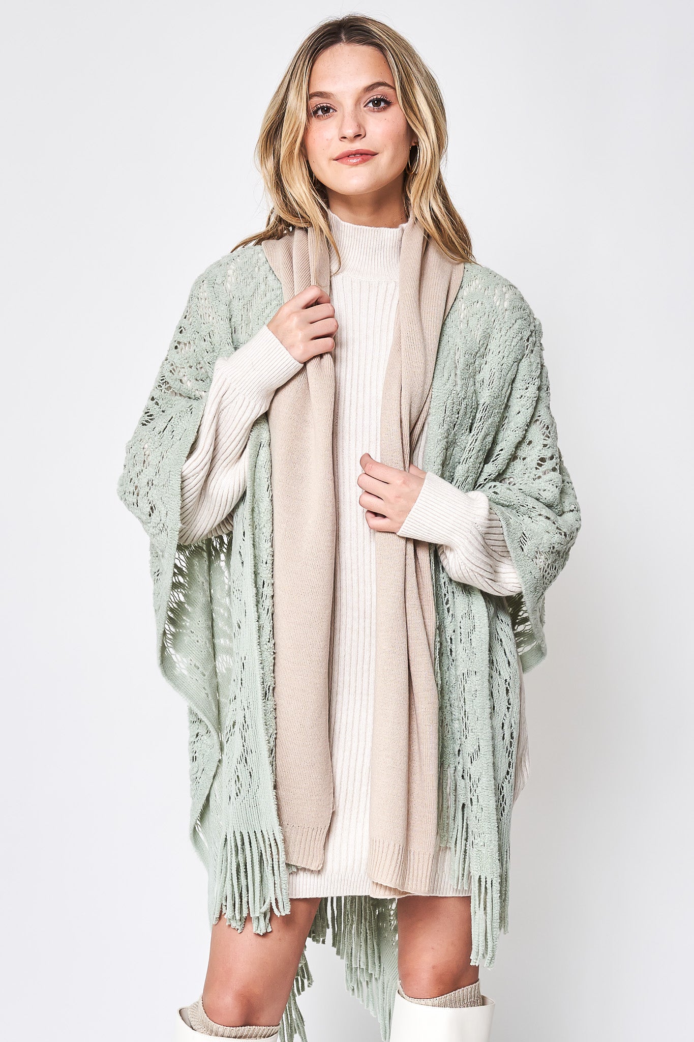 Floral Crochet Ruana – Do Everything In Love