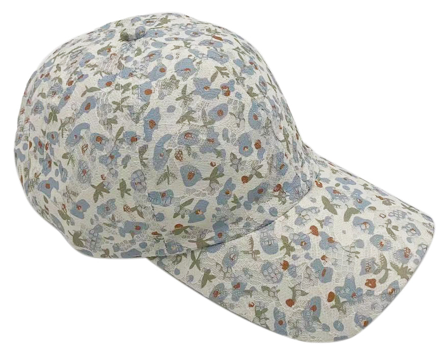 Floral Patterned Baseball Cap