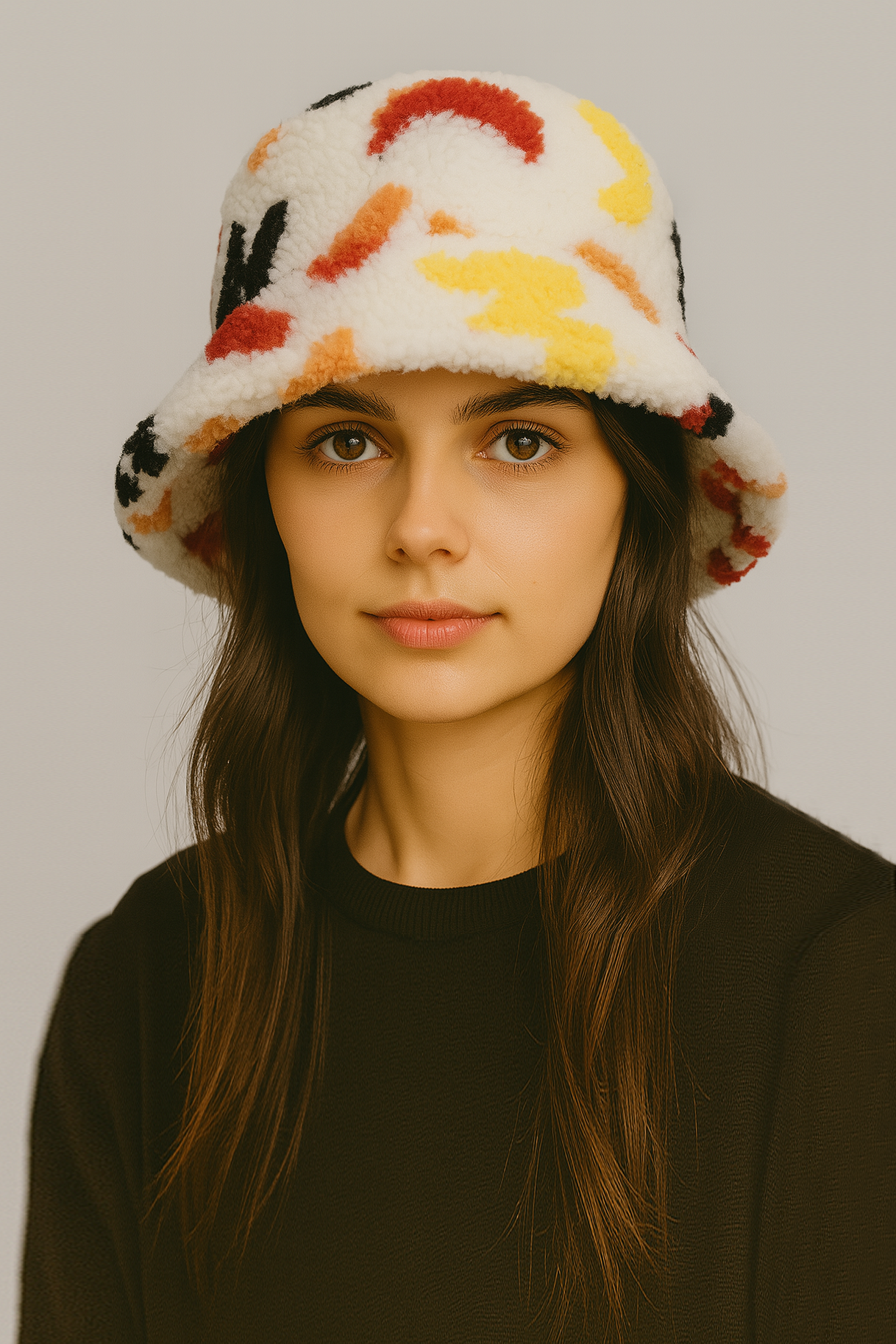 Alphabet Sherpa Bucket Hat